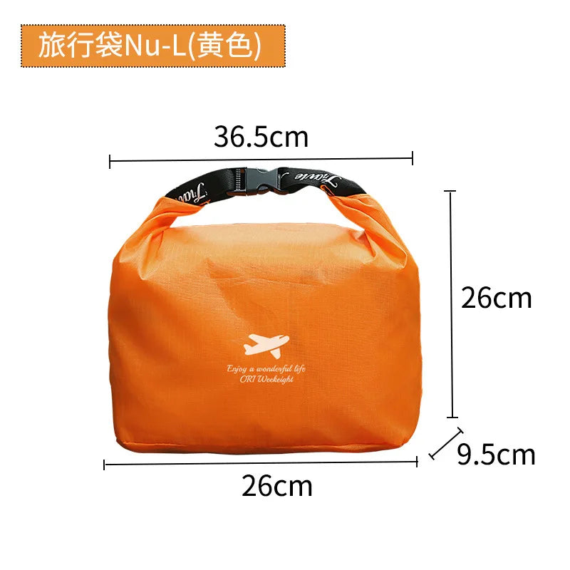 Roll Top Travel Storage Bags 420D Oxford Waterproof Stuff Sacks for Camping Hiking Gear Dirt Proof Packing Pouches Clear Green