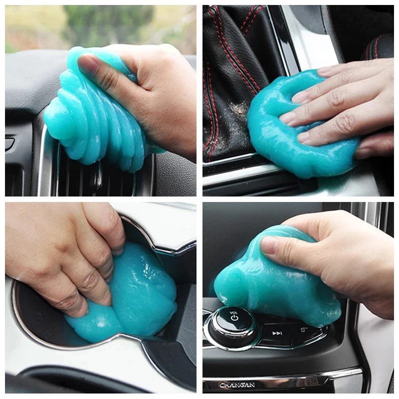 3PCS Car Cleaning Gel Air Vent Outlet Dashboard Laptop Cleaning Tool Wash Mud Dust Remover Dirt Clean Car Cleaning Accessories