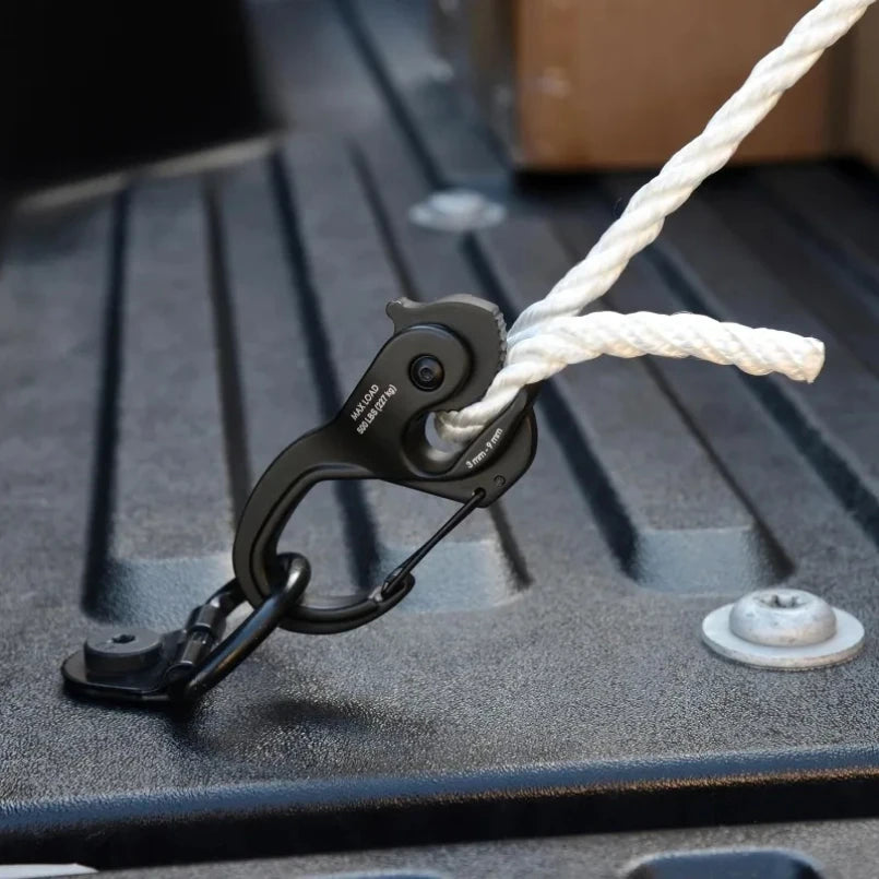 Aluminum Alloy Tent Rope Tensioner Rustproof Strong Load-Bearing Quick Fix Buckle Cord Adjuster for Camping Tent Accessories