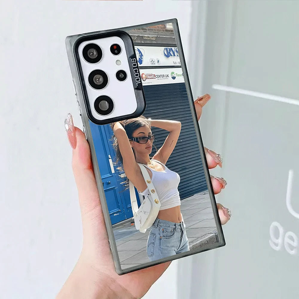 Personalised Customized DIY Electorplated Phone Case For Samsung Galaxy S26 25 24 23 22 21 20 Ultra Plus Edge FE 2022 Back Cover