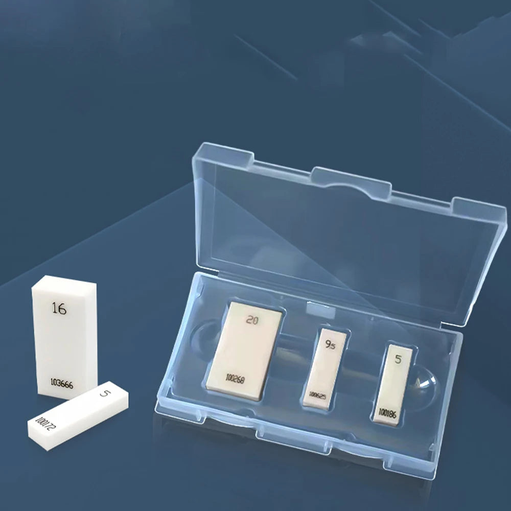 1-100mm Single Block Ceramic Gauge Block Decimal Point Single Piece Calibration Block Micrometer Caliper Standard Block Calibr