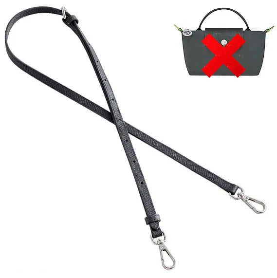 Leather Replacement Crossbody Bag Strap For Longchamp Mini Bag Shoulder Strap Without Punching Modification Bag Accessories
