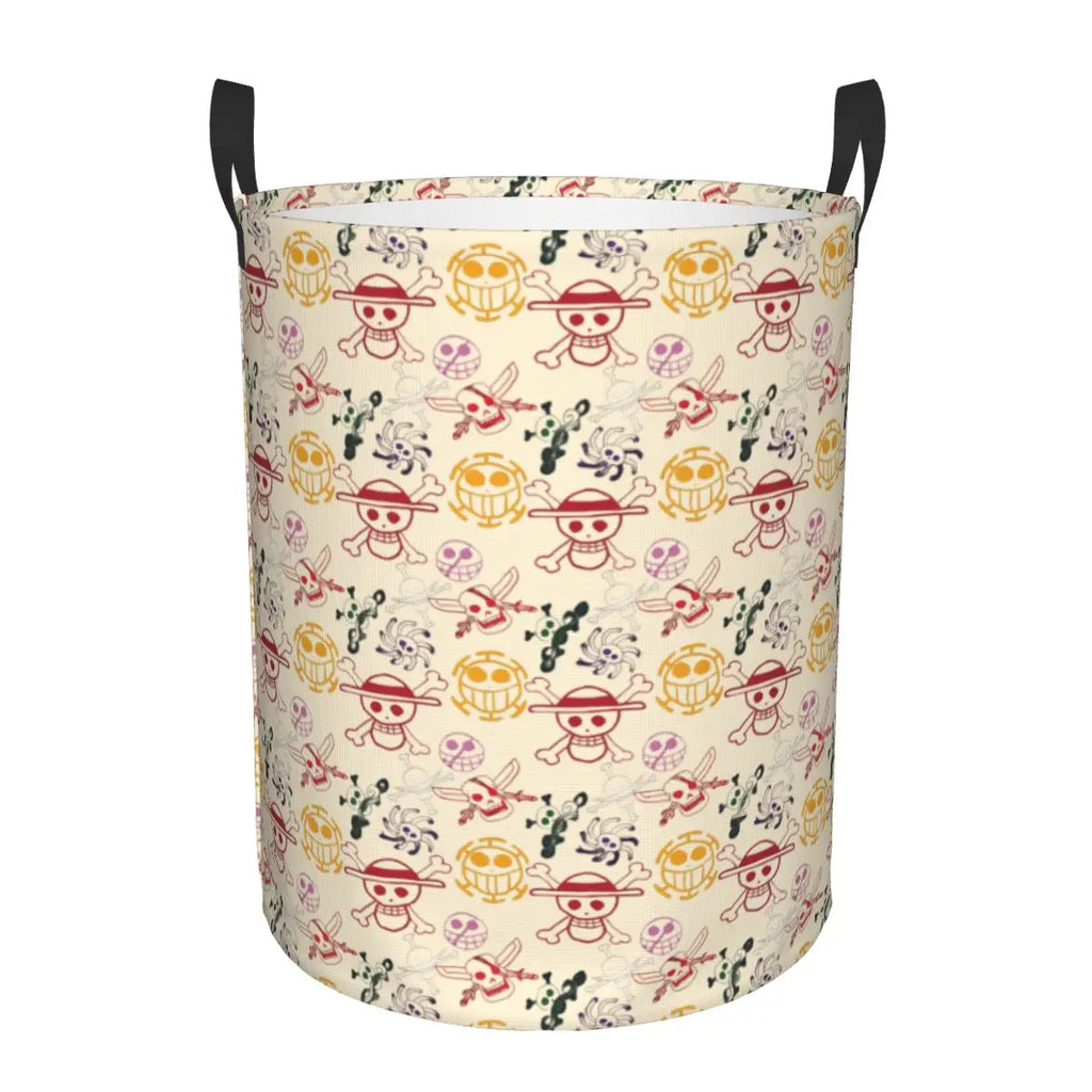 One Piece Tony Tony Chopper Laundry Basket Collapsible Anime Clothing Hamper Bathroom Organizer Storage Bins
