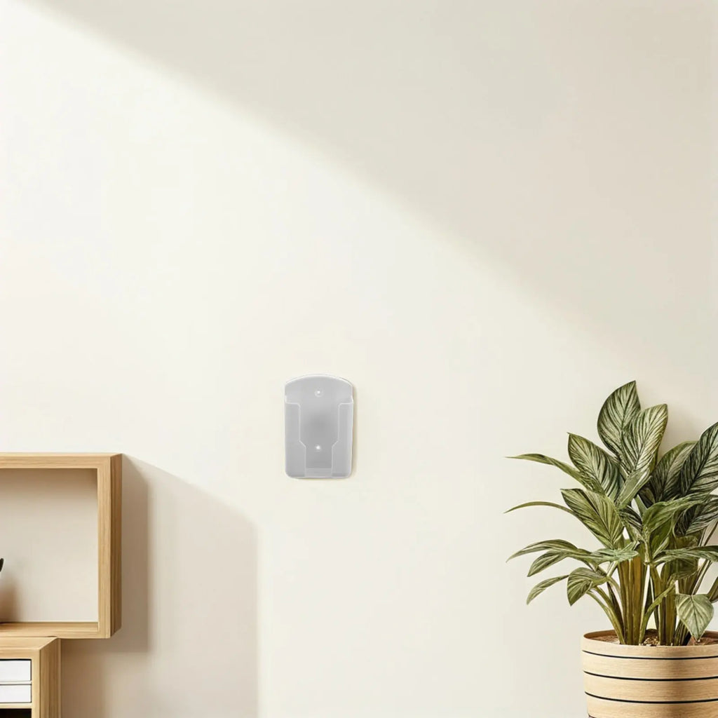 10Pcs Remote Control Storage Organizer Cream Adhesive Wall Mount Holder No Drilling TV Air Conditioning Controller Holder Rack