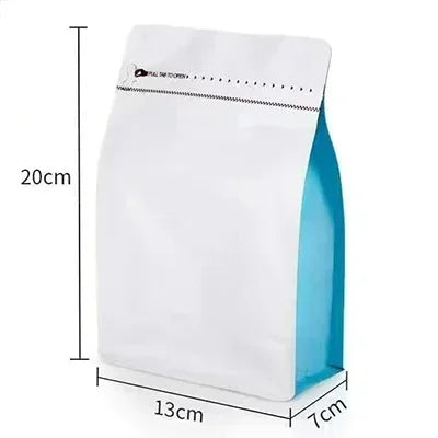 100pcs Wholesale 250g Coffee Bean Powder Bags with Valve Block Bottom 8oz Whey Protein Powder Food Packaging Food Storage Bags