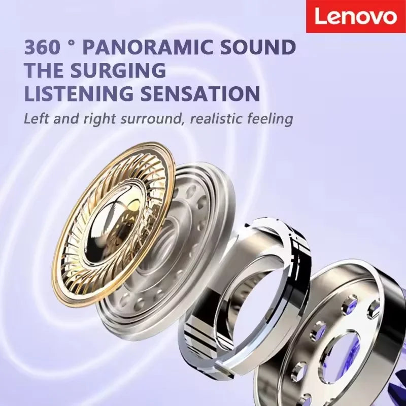 Lenovo TA410 TWS Wireless Earclip Earphones Panoramic Spatial Sound Effects Long Battry Life HD Voice Bluetooth Gaming Earphones