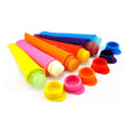 6 Pieces Silicone Popsicle Ice Cream Moulds, DIY Ice Cream Cone, Ice Making Moulds.