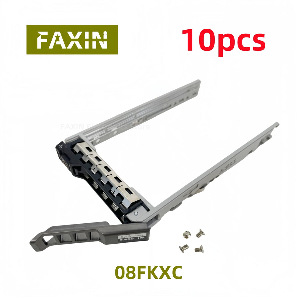 10-Pack 8FKXC 2.5" SFF SAS SATA Hard Drive Tray Caddy for Dell PowerEdge T440 T640 T430 T630 T620 T710 R330 R530 R520 R710 R720