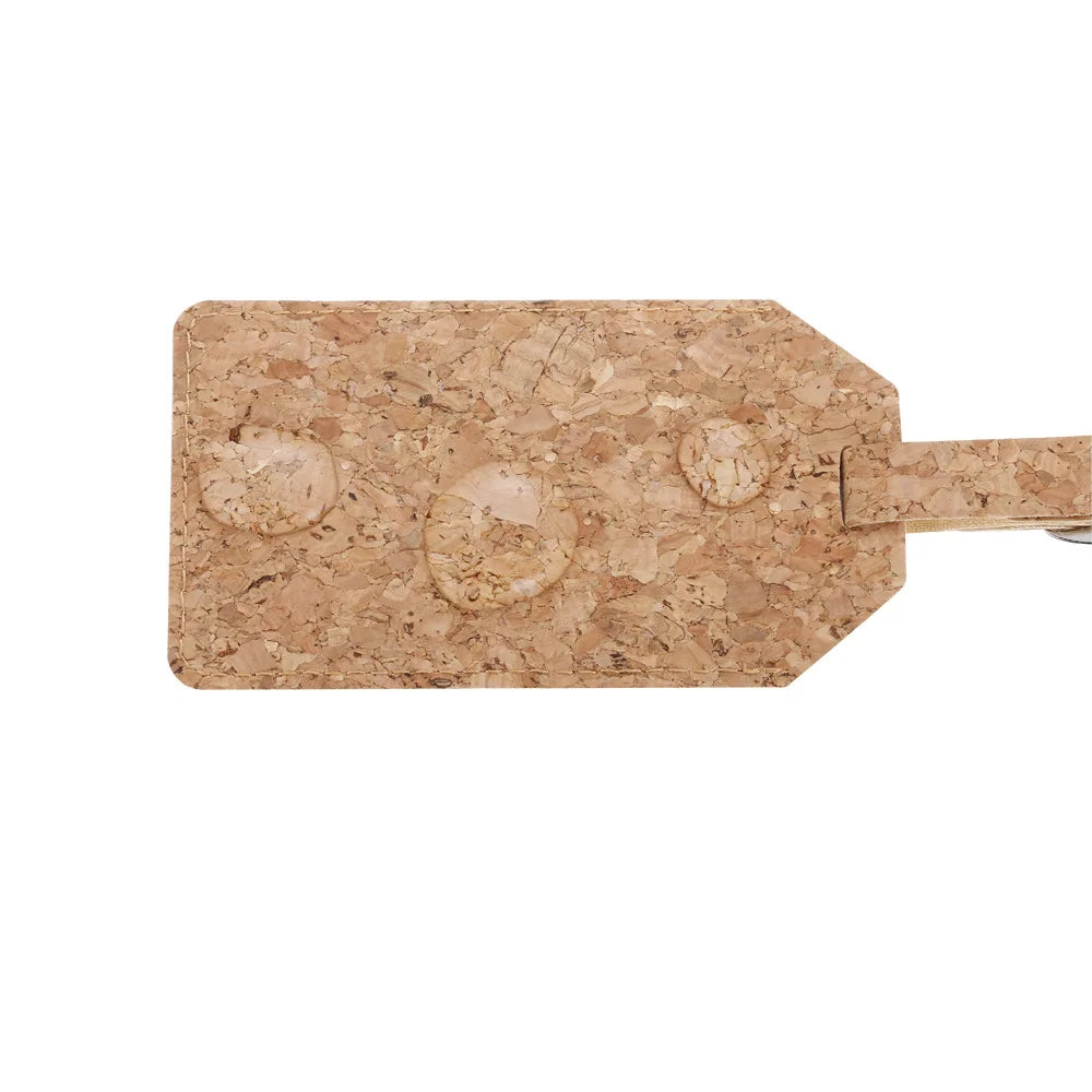 Fashion Cork Travel Luggage Tags Baggage Suitcase Name Address Label Holder Baggage Bag Luggage Tag Portable Travel Accessories