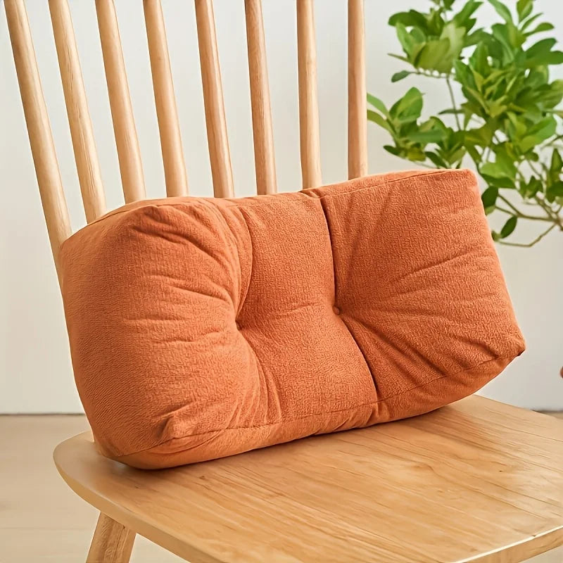 Thickened Lumbar Support Pillow Space Themed Chenille Polyester Filling Multi-Functional Office Chair Home Decor Back Cushion