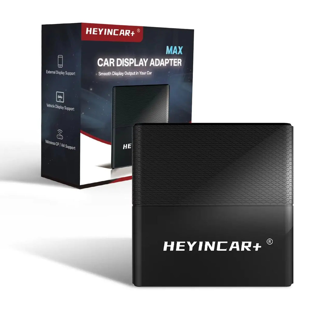 HEYINCAR Car Tv Mate HDMI Multimedia Adapter Wired to Wireless CarPlay Android Auto Video Converter for Google TV Stick Game Box