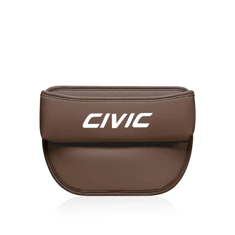 Car Slit Box Organizer PU Leather Car Seat Crevice Gap Storage Bag for Honda civic 8th 10th gen 2017 2018 2019 2016