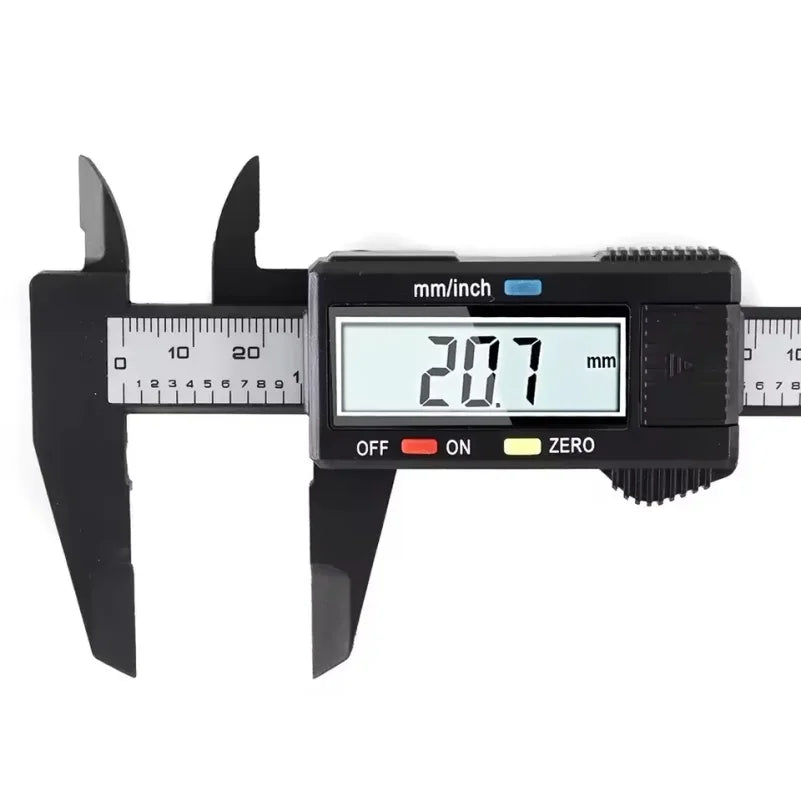 150mm 100mm Electronic Digital Caliper Carbon Fiber Dial Vernier Caliper Gauge Micrometer Measuring Tool Digital Ruler