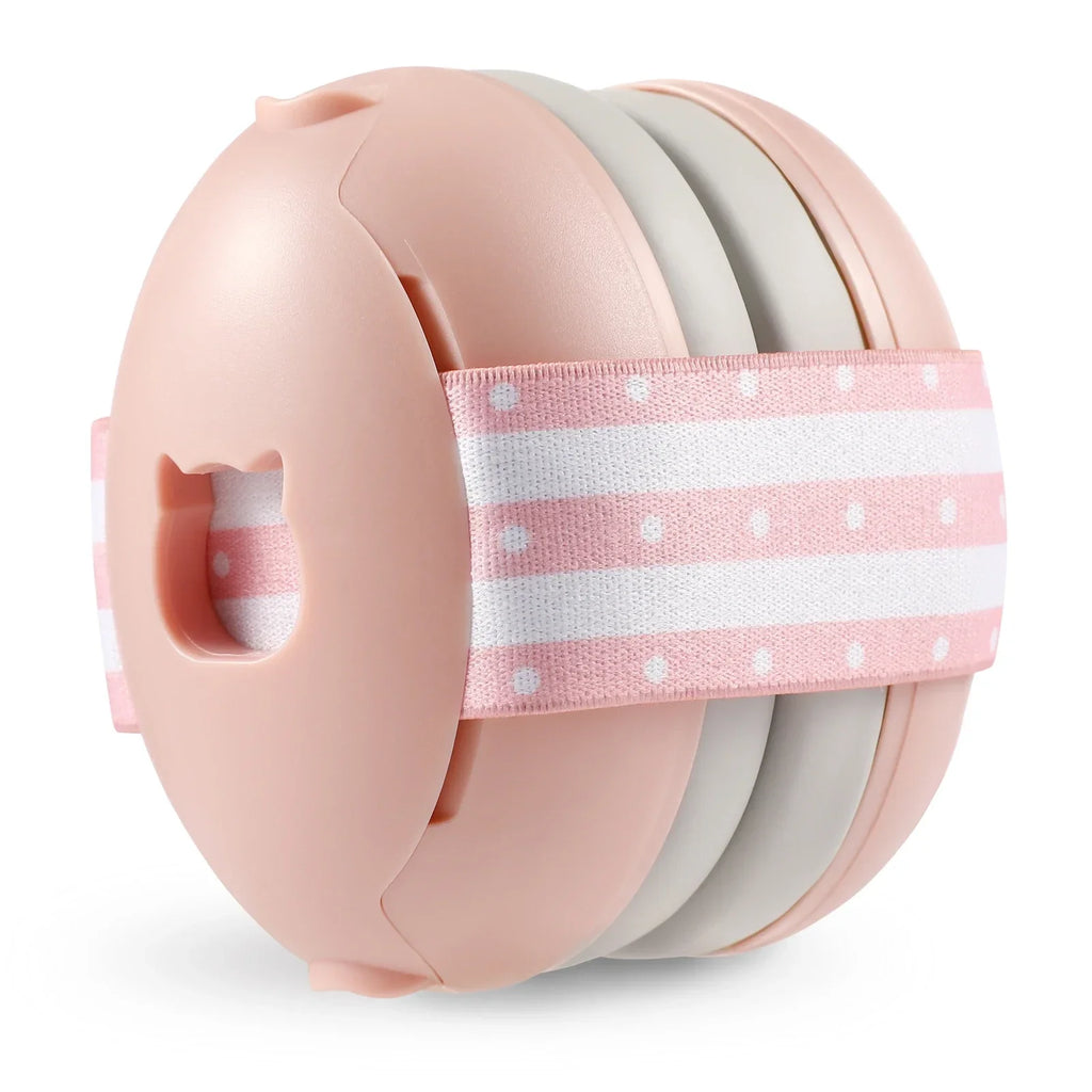 Infant Ear Protection Noise Cancelling Baby Ear Muffs, Toddler Hearing Protection with Adjustable Elastic Headband
