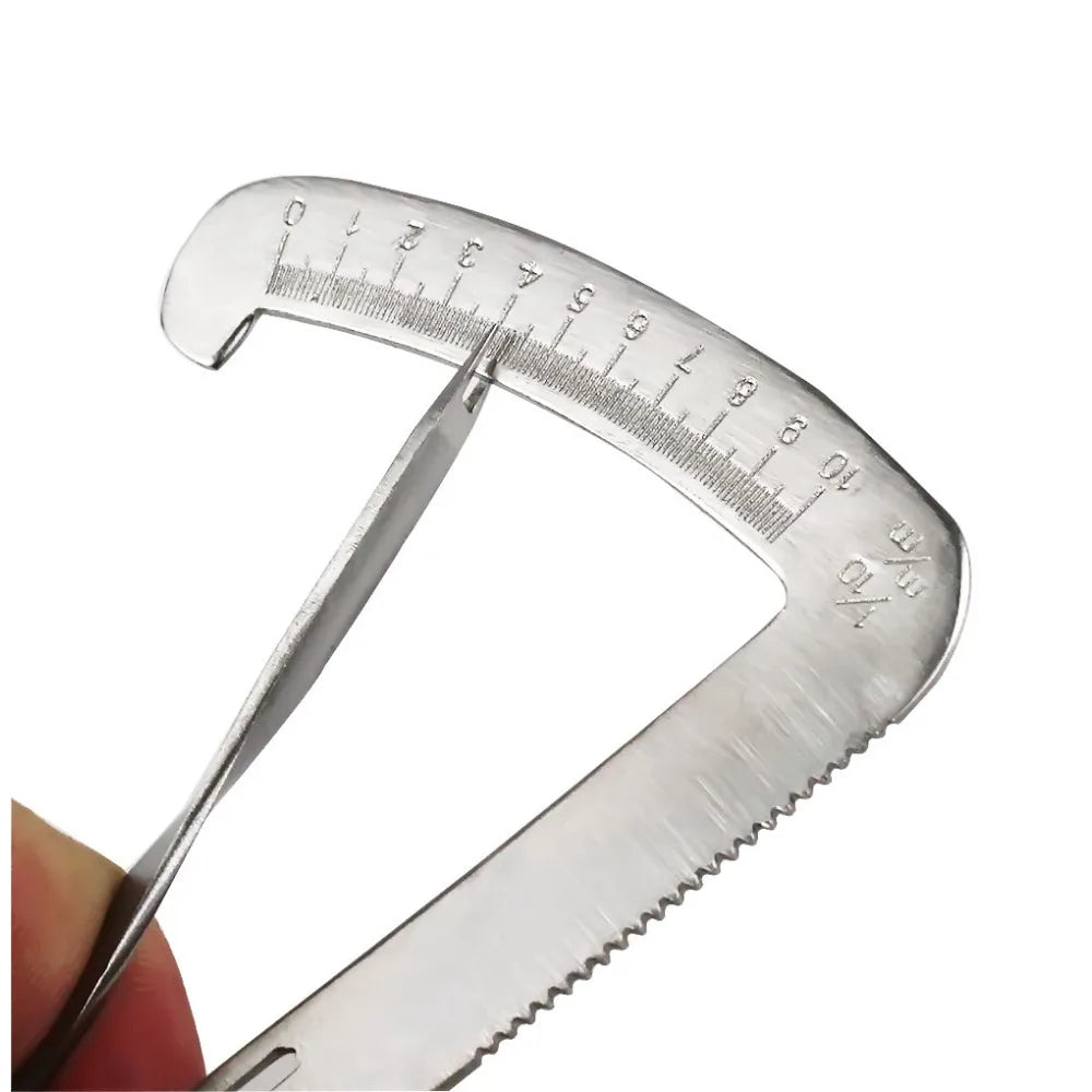 1pc Degree Gauge Measures From 0-10 Mm Dental Lab Caliper Wax Metal Dental Crown Gauge Caliper Surgical Instruments