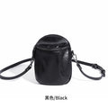 Casual Leather Crossbody   Hoof Bag for Men Composite Sheepskin Single Shoulder Phone Bag Trendy Vertical Mobile Pho...