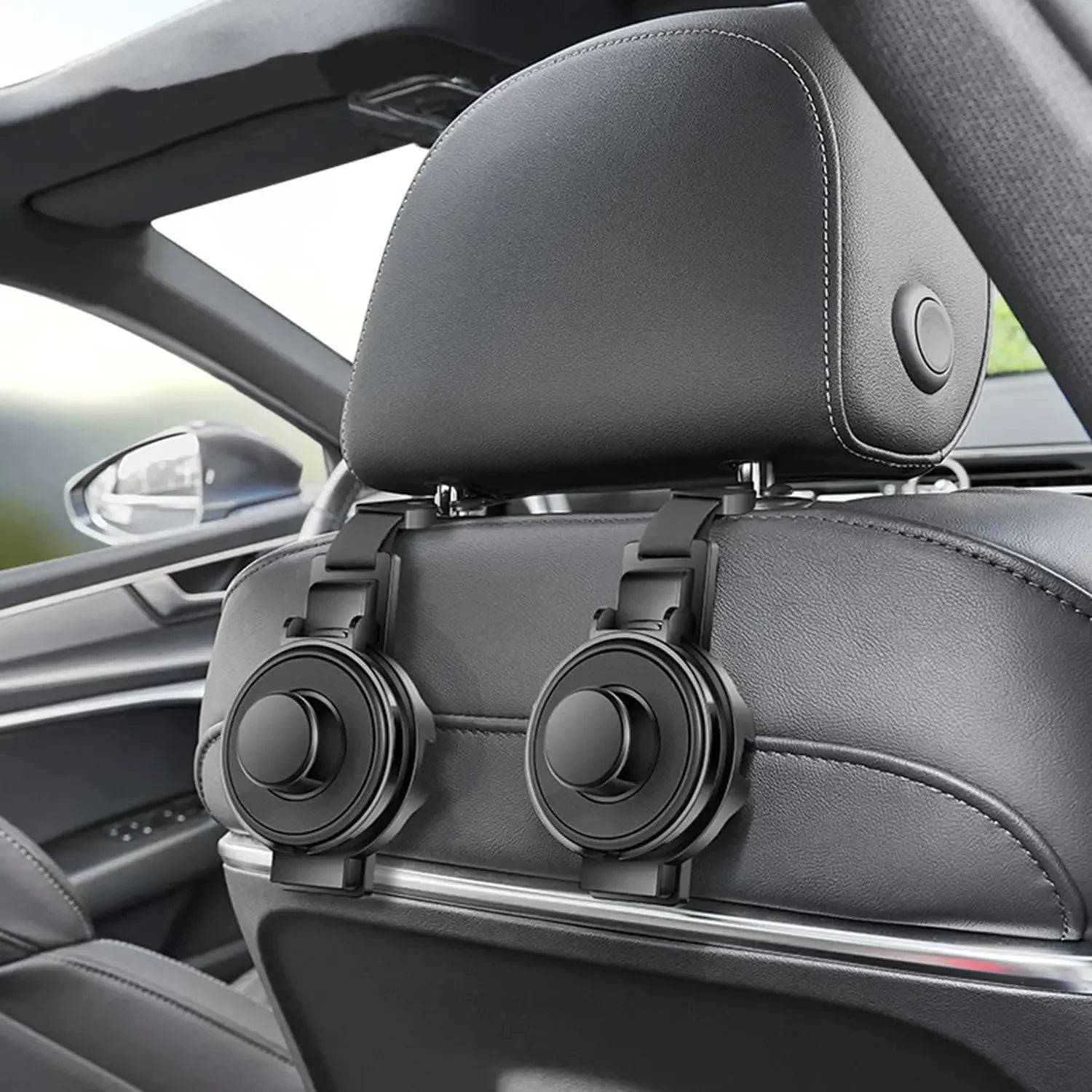 3-in-1 Cup Holder Cell Phone Holder Bag Hook for Car Seat Multifunctional Seat Back Organizer Storage Car Headrest Clip Hook