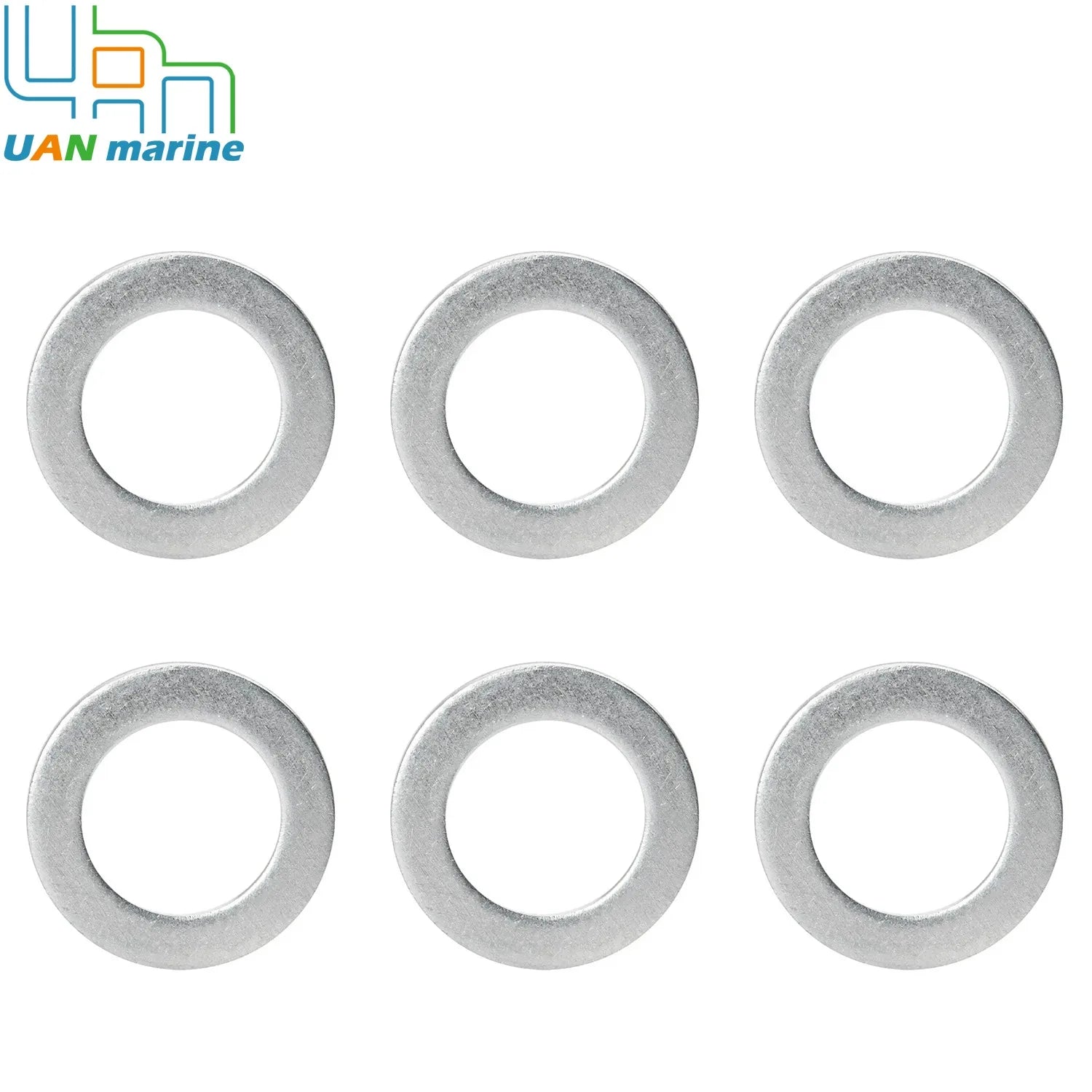 6 Pcs 90430-14M09-00 Oil Drain Plug Gasket 20 mm for Yamaha 100 115 150  HP Outboard Engine F100 F115 F150 F15 90430-14228