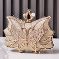 Fashion Luxury Evening Bags Hollow Butterfly Party Bag Bridal Wedding Diamond Clutch Elegant Banquet Handbags Dinner Purse Sac