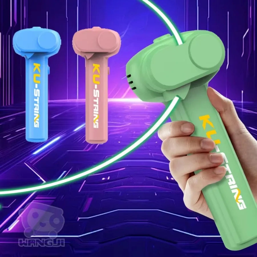 Glow-in-the-Dark Fun Electric Rope Thruster Children's Outdoor New Exotic Decompression Toys Creative Toys for Cats and Pets