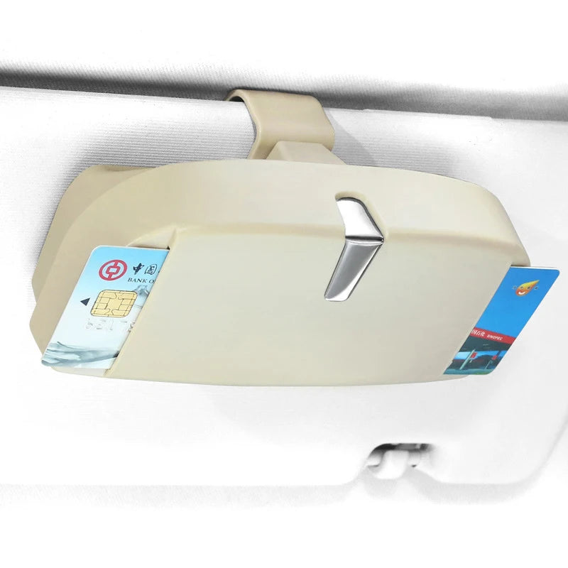 Universal Car Glasses Box Storage Holder Sunglasses Case Mount Auto Interior Accessories Visor Clip for BMW VW Mercedes Benz
