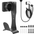 Charger Holder Wall Mount Stainless Steel Electric Vehicle Charging Cable Organizer With Connector Base U-Hook Duty Cord Dock