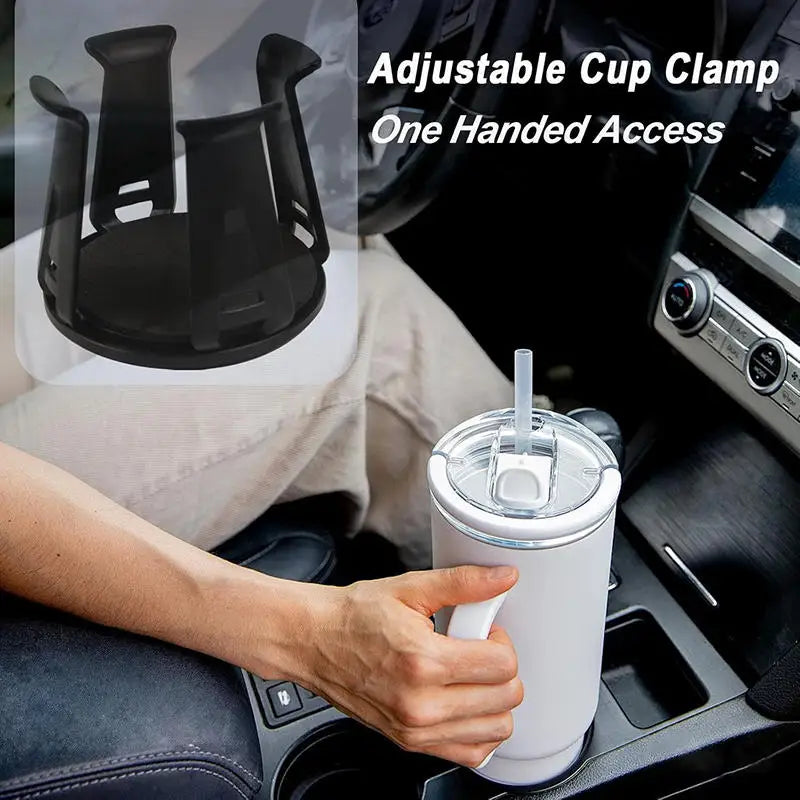 Car Black Cup Holder Ashtray Aromatherapy Purifier Coffee Cup Beverage Milk Tea Cup Ice Cup Holder