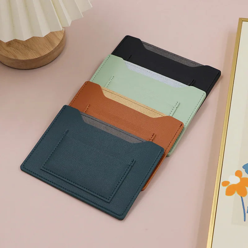 1PCS Double leather Passport Travel Antiskimming Blocking Wallet Cover Case Blocking Card Wallet Credit Card Holder