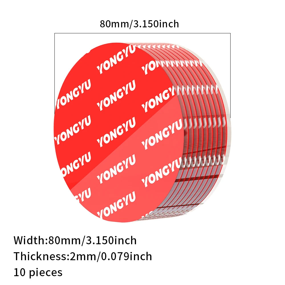 10PCS Silica nano Can Be Reused Super Strong Double Sided Adhesive Tape Wall Stickers Water Proof Household Products Adhesives