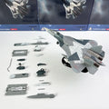 1/100 Scale Russian Air Force SU57 Stealth Fighter Model SU-57 Metal Plane Aircraft Model Gift Display Collection Ornament