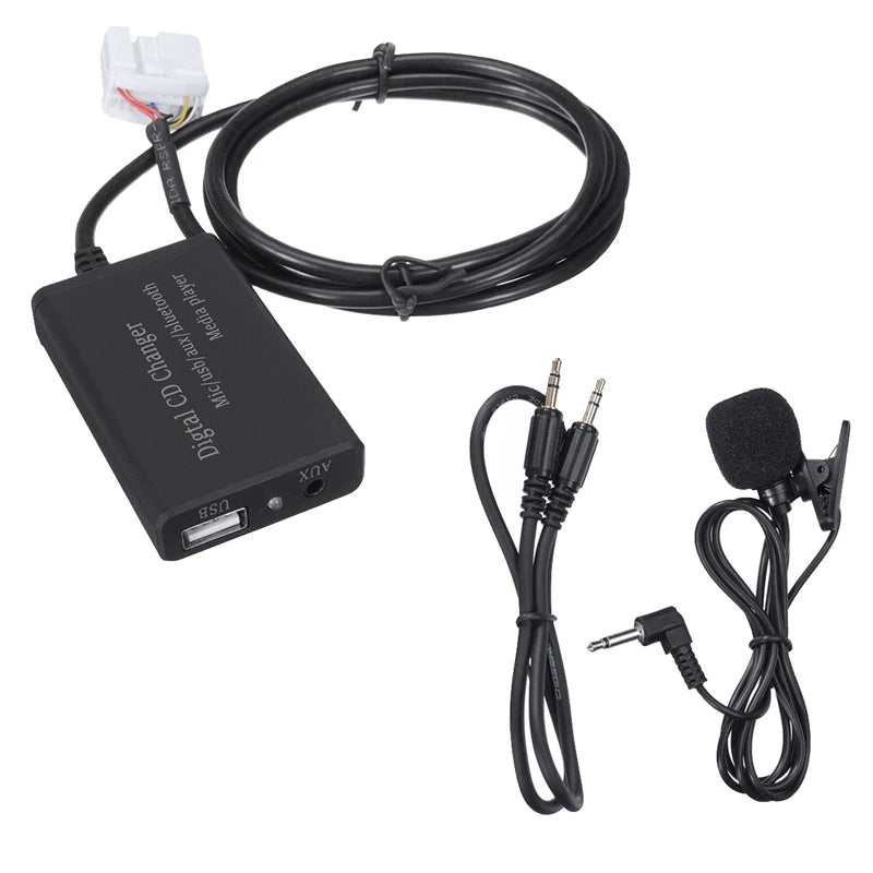 SP-QWfor Honda Accord Civic CRV 2006-2011 Car Bluetooth Module Hands-Free Stereo AUX Adapter Audio CD Converter