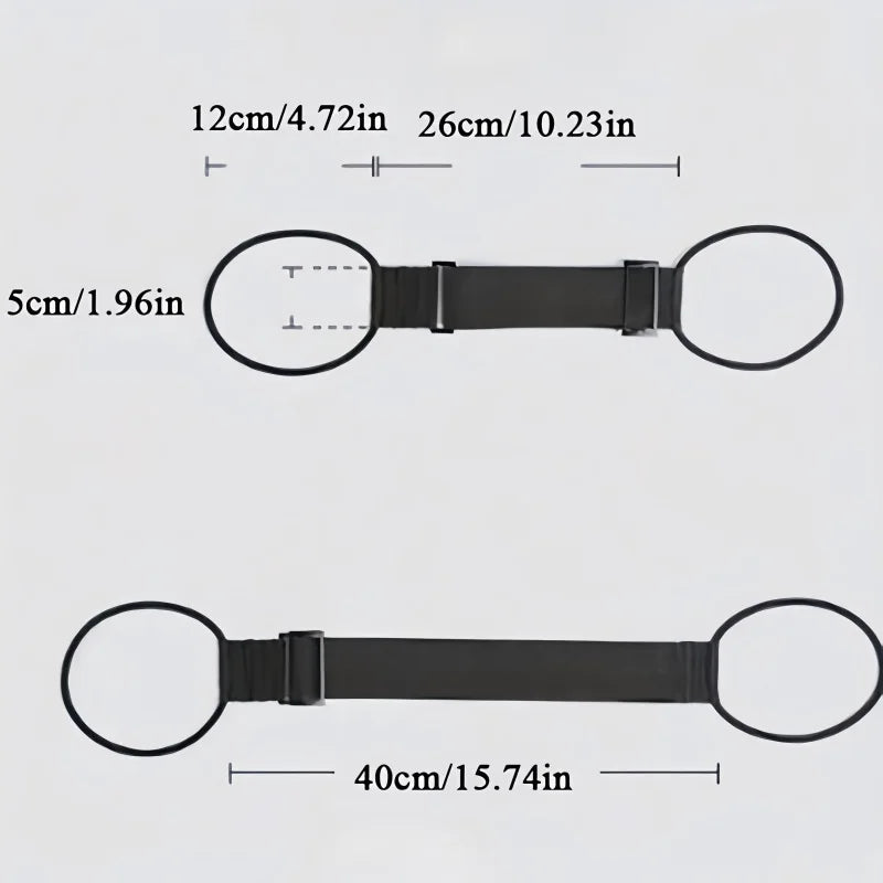 2PCS Travel Luggage Straps Backpack Suitcase Fastening Band Anti-Theft Adjustable Packing Band for Bag Carrying Case