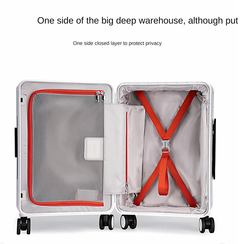 Artistic Graffiti Wide Handle Suitcase Trip Cabin with Silent Universal Wheels Medium Luggage 20/24/26 inch Trolley Case valise