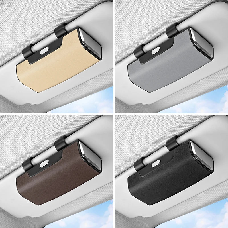 Car glasses storage box, car glasses clip, sunglasses storage box, comprehensive collection of multifunctional products in the c