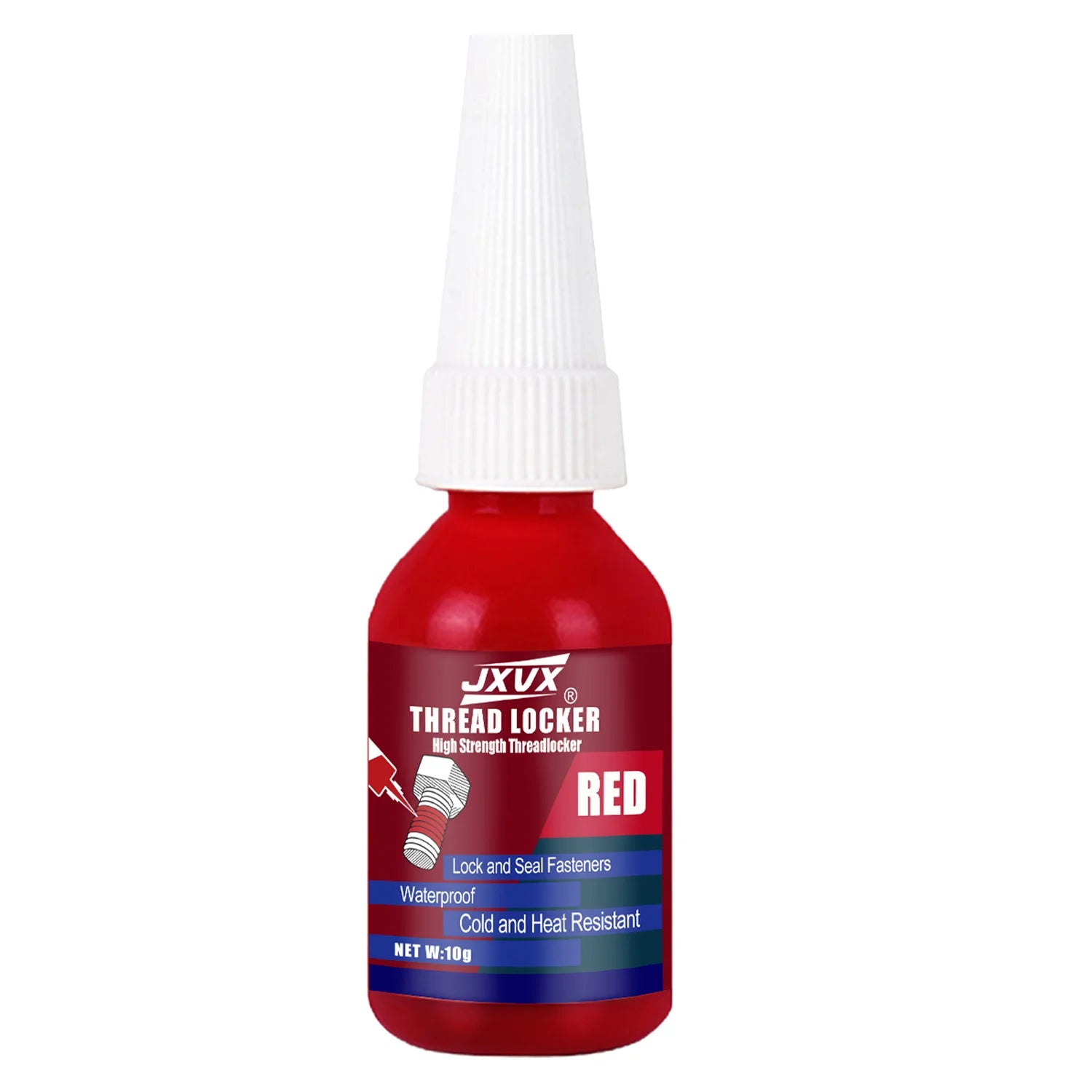 Threadlocker Blue/Red removable Universal Threadlocking compound Anaerobic adhesive Sealant For Bolts/Nuts/Fasteners - Prevents Loosening/Corrosion, oil-resistant, high-temperature resistant Assemblies.