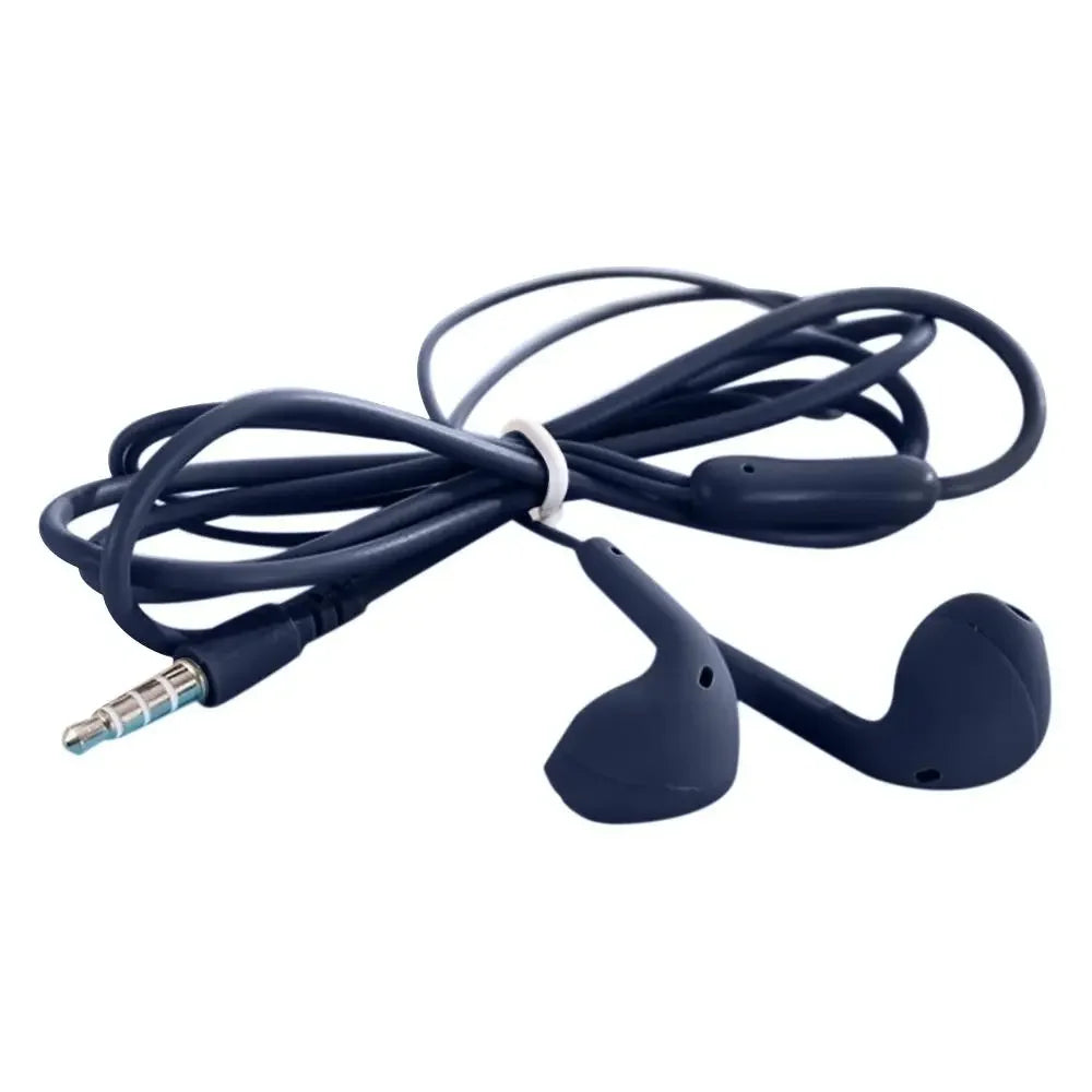 1PC 3.5mm Stereo In-Ear Earphone With Microphone Heavy Bass Wired Headset Earphones with Mic Universal for Xiaomi/Huawei/Samsung