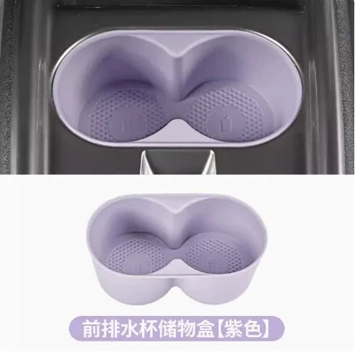 For BYD Dolphins 2022 2023 2024 Central Control Water Cup Holder Silicone Case Anti Slip and Waterproof Car Accessories