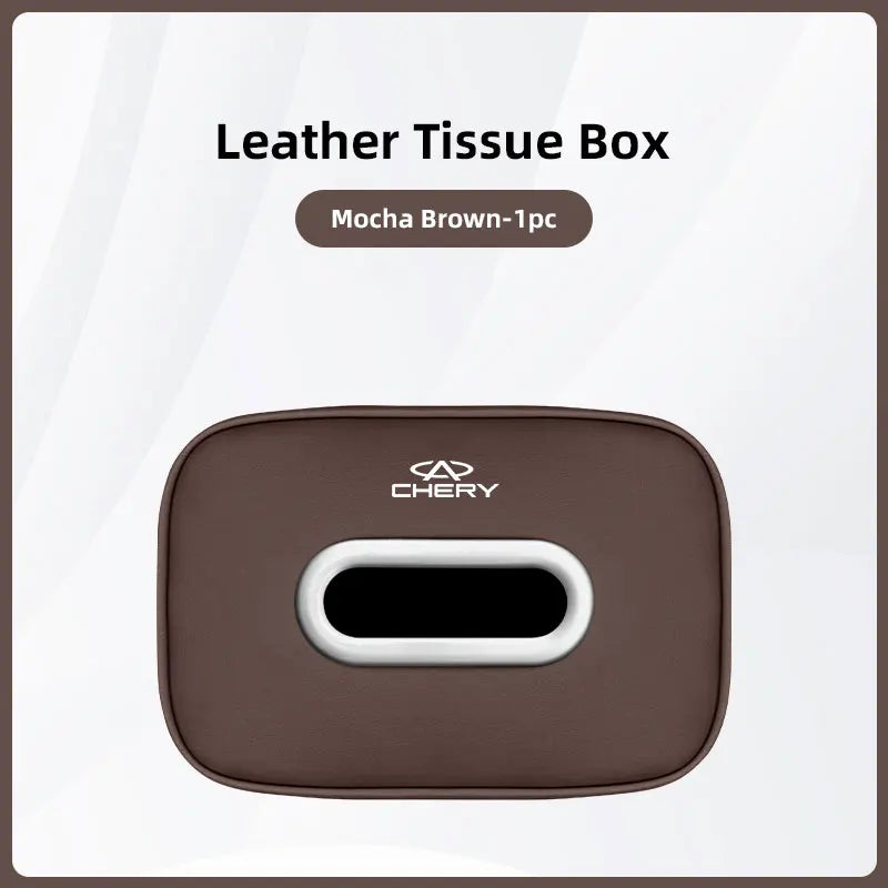 Car Tissue Storage Box Organizer Auto Accesories For Chery Tiggo 8 9 7 5 5X 3X Arrizo 8 5 Fulwin T9 A8 T8 T10 T6 A9 E05 QQ E5 E3