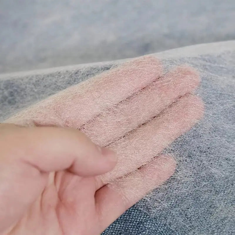 0.5M X 4M Double-sided Non-woven Interlining Adhesive Fabric Cloth Iron On Hem Tape Interlining Web DIY Sewing Crafts Tufting