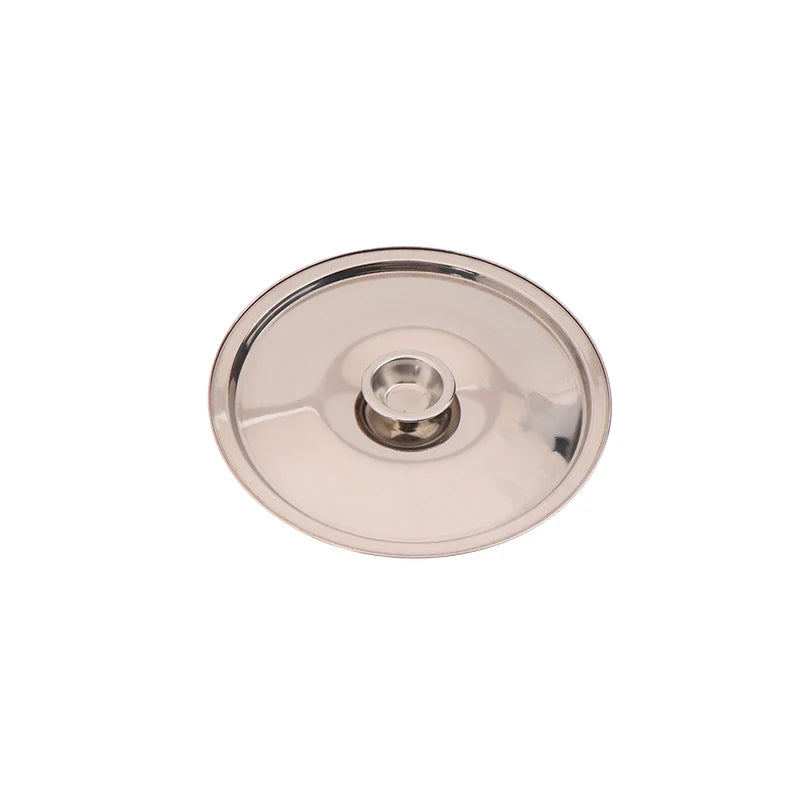 10-26cm Round Pot Lid Thicken Stainless Steel Saucepan Cover Replacement Universal Kitchen Food Lid Kitchen Supplies
