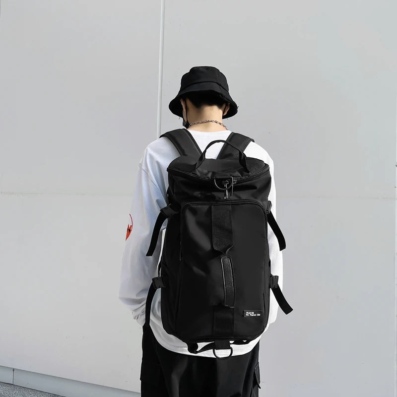 New Fashion Unisex's Travel Bag High Quality Handbag Large Capacity Luggage Bag Waterproof Backpacks Simple Style Handbag