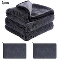 3 Pieces Towels for Car Wash Microfiber 40x60cm Super Absorbent for Cleaning Cars Homes Bathrooms with Tear Resistant Stitching