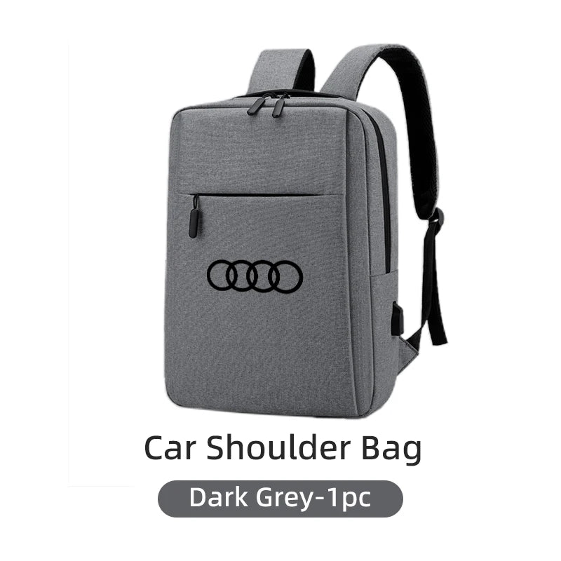 Business Shoulder Work Bag USB Chargring Travel Computer Backpack For Audi Q5 Q7 Q3 A3 A4 A6 A5 A1 S1 S3 S4 RS4 S5 S6 S7 Quattro