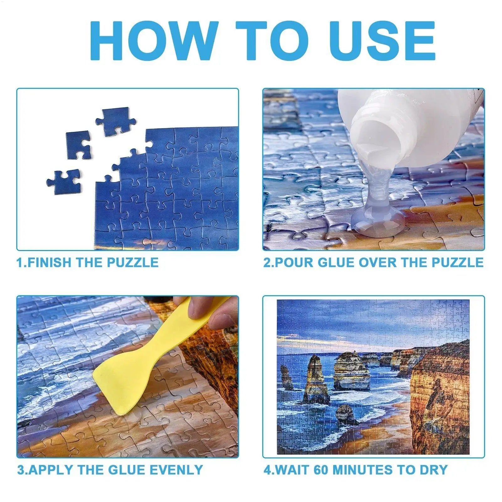 200ml DiamondPainting Sealer Art Glue Continuous Hold Gloss Effect Puzzle Puzzle Highlight Glue Artwork Maintenance Quick Drying