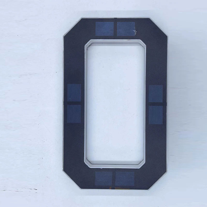 Outdoor Solar House Number Light 12CM LED Address Sign Light Sensor Door Plate for Home Yard Wall Decoration Use Set Kit Supply