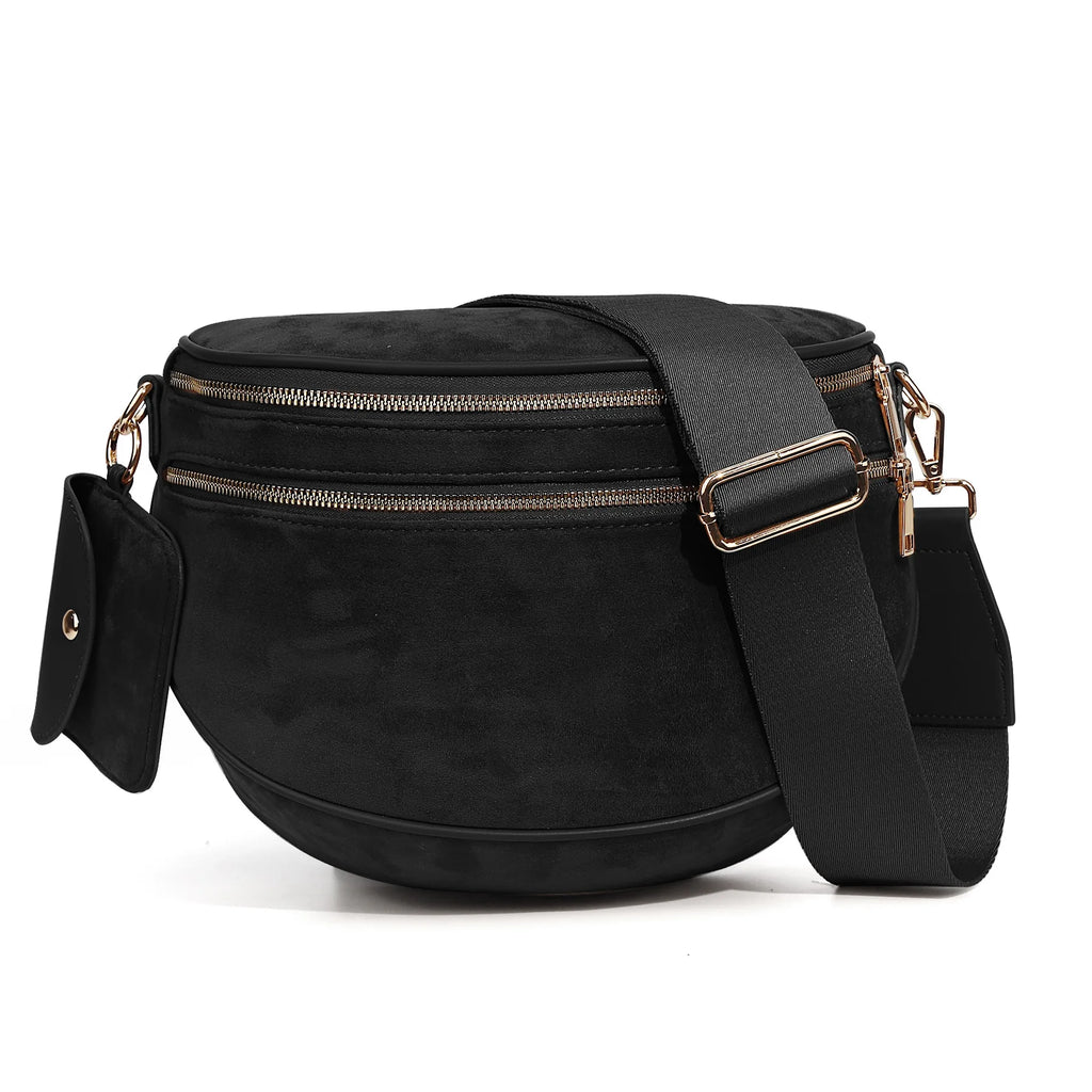 New checkered crossbody bag, shoulder bag, large-capacity shell bag