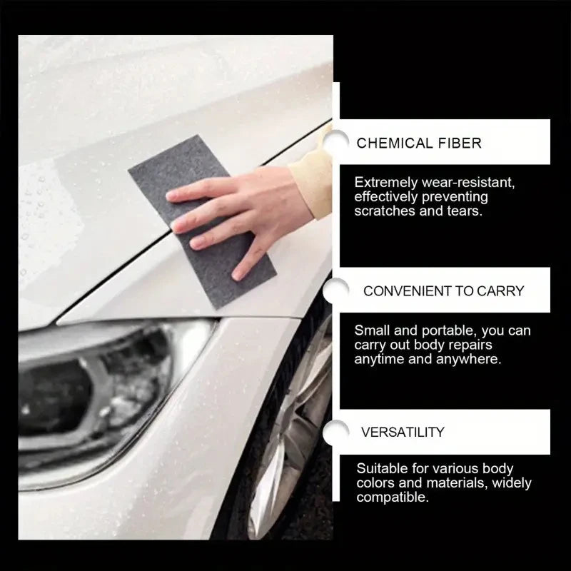 Universal Nano Sparkle Anti-Scratch Car Polishing Cloth Metal Surface Instant Scratch Repair Smart Cleaning Cloth for Cars