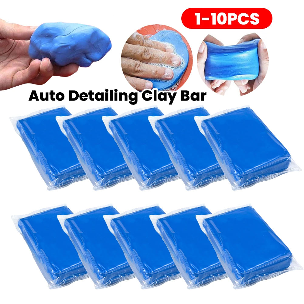 10/5PC Car Clay Bar Auto Detailing Clay Bar Car Washing Cleaner Handheld Car Washer Auto Wash Bar for RV Bus Glass Cleaning Tool
