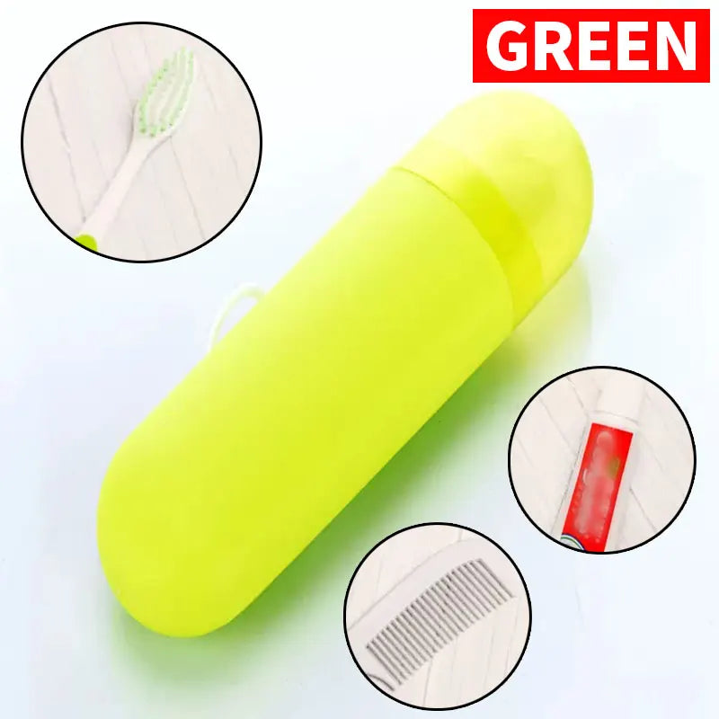 1PC Travel Convenience Toothbrush Box, Toothbrush Box, Toothpaste Comb, etc. Suitable for Personal Care Toothbrush Travel Contai