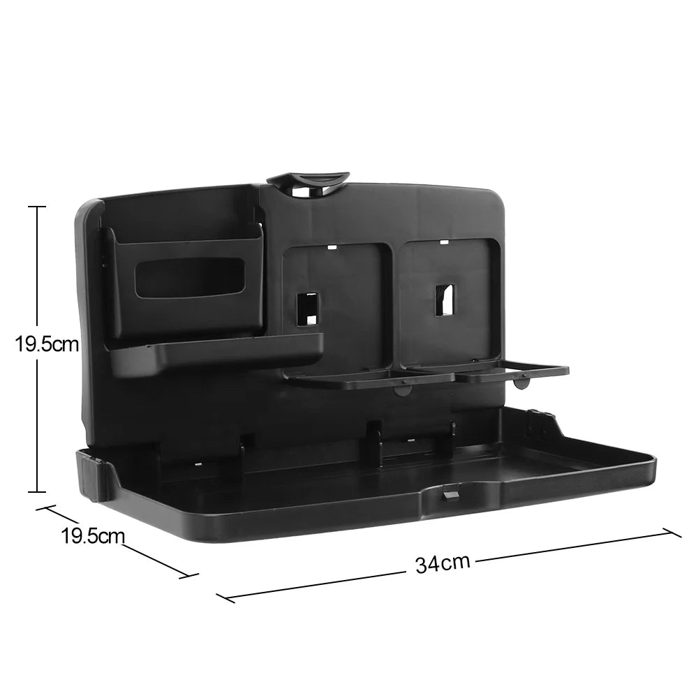Car Folding Food Cup Tray Dining Table Drink Holder Auto Accessories Backseat Cup Holder Car Interior Storage Shelf